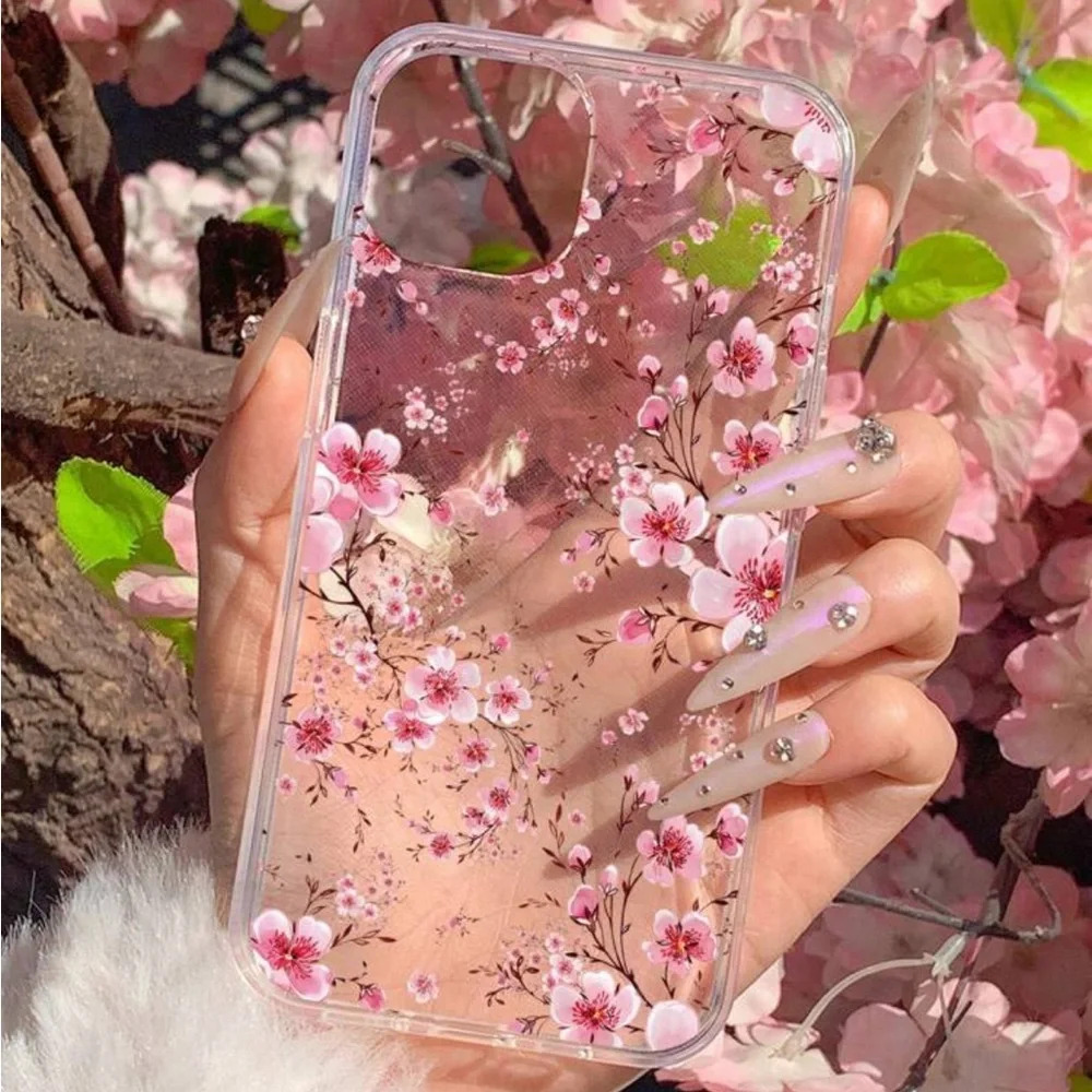 ⚠️Clearance 14/Pro/Pro Max Cherry Blossom Phone Case - Picture 2 of 3